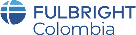 Logo de becas Fulbright Colombia. Beca fulbright 2024 y fulbright logo